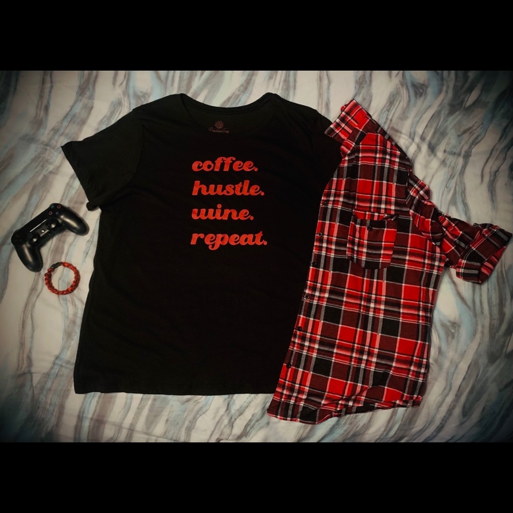 Coffee hustle wine repeat